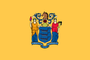 New Jersey flag to show that online course is approved by the State of New Jersey