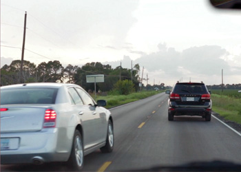 Angry Florida driver who will need to complete an aggressive driving course